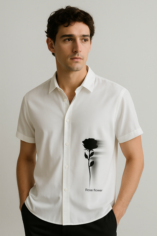 Camisa Manga Curta Fiorinni Flower