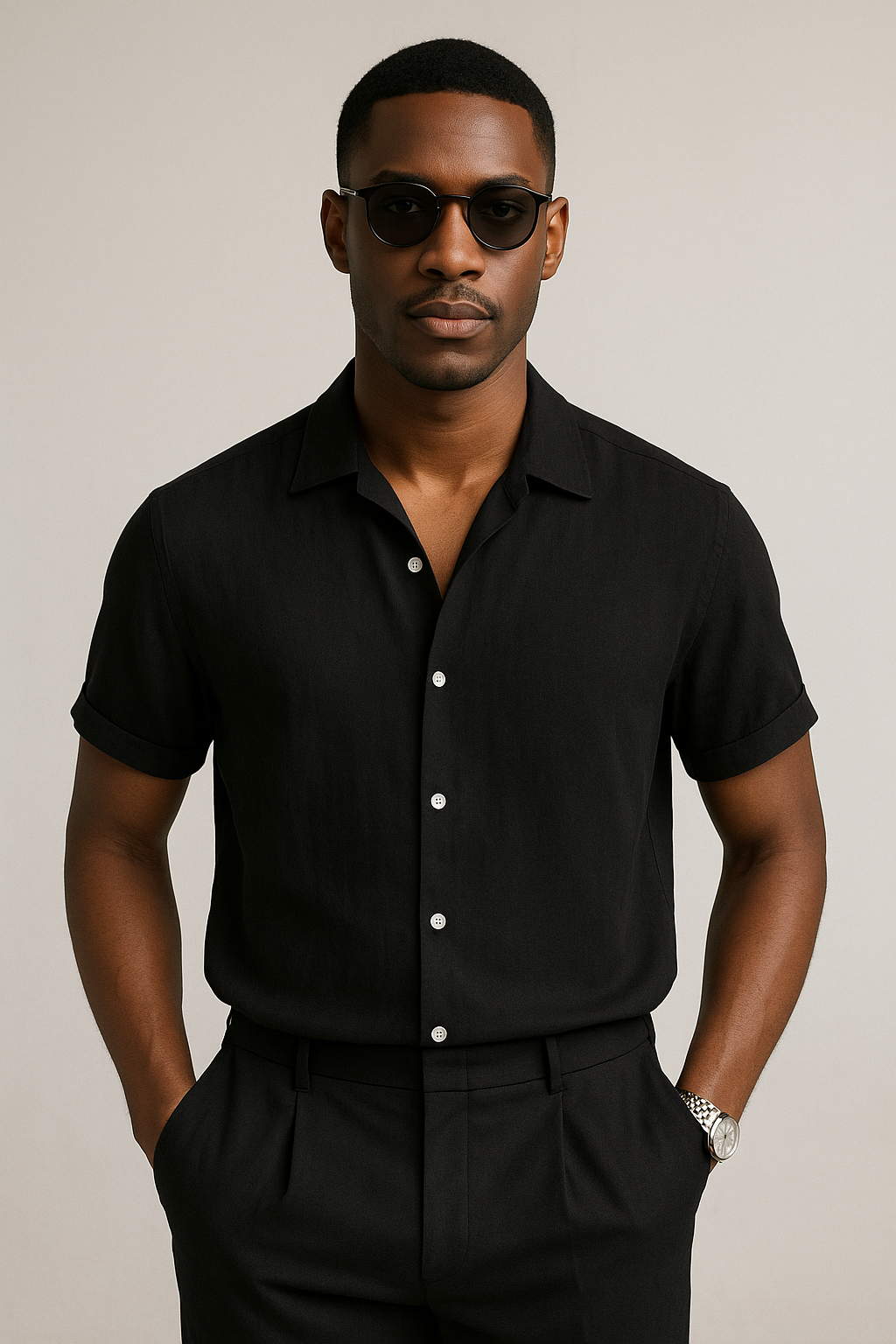 Camisa Manga Curta Fiorinni Solare