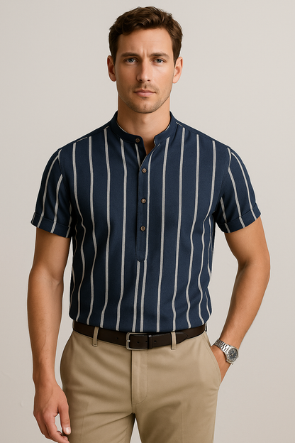 Camisa Manga Curta Fiorinni Duna