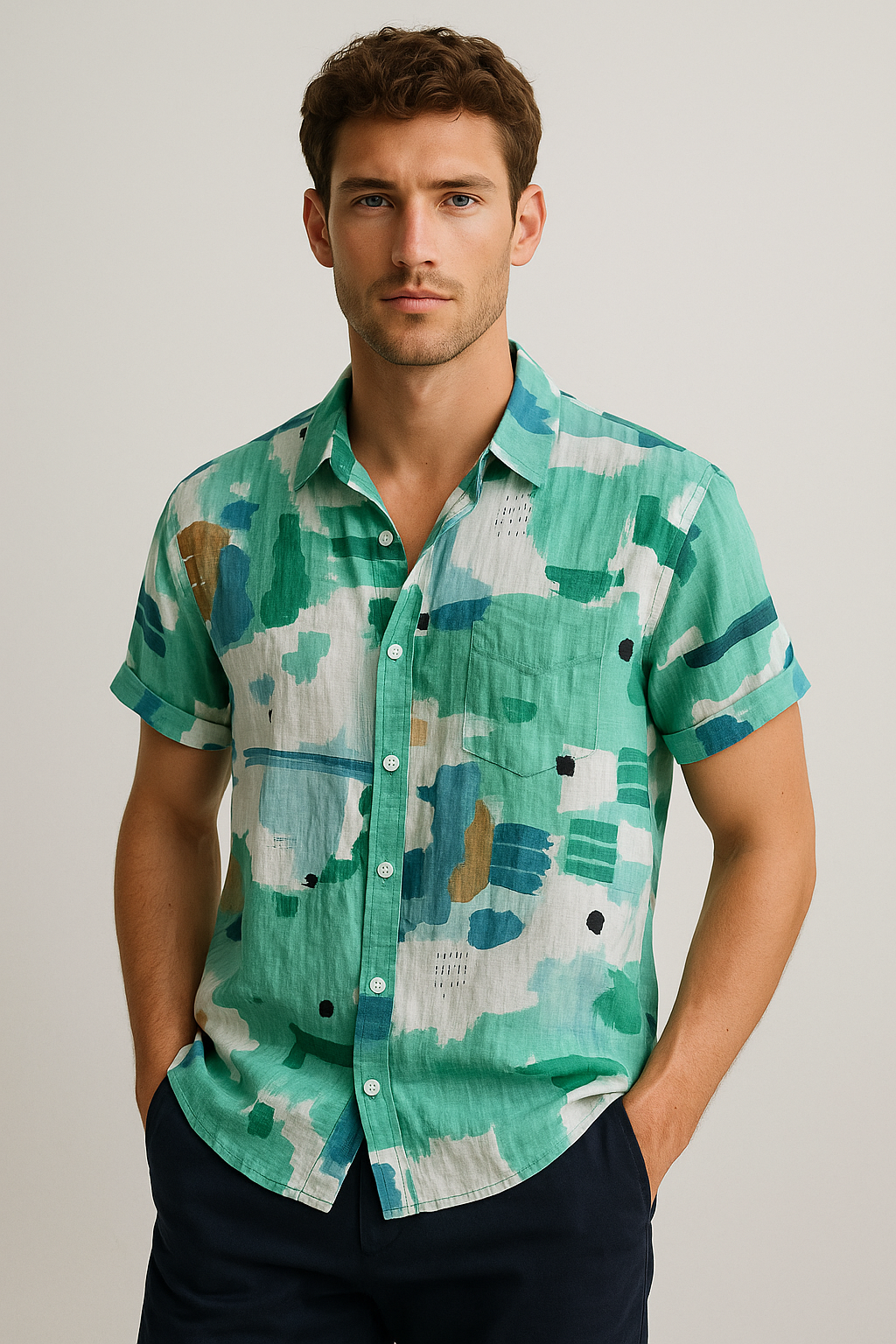 Camisa Manga Curta Fiorinni Mirage