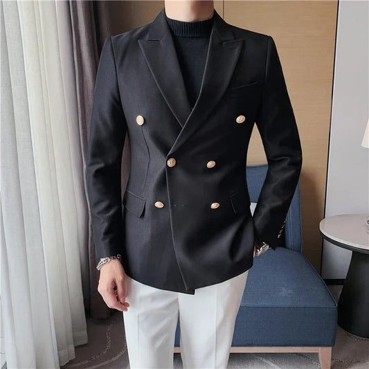 Blazer Masculino de Abotoamento Duplo Fiorinni F016