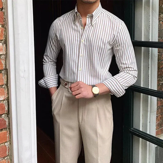 Camisa Social Masculina Fiorinni Gênova