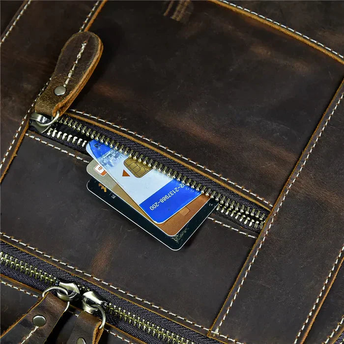 Mochila Executiva em Couro Fiorinni Retrô